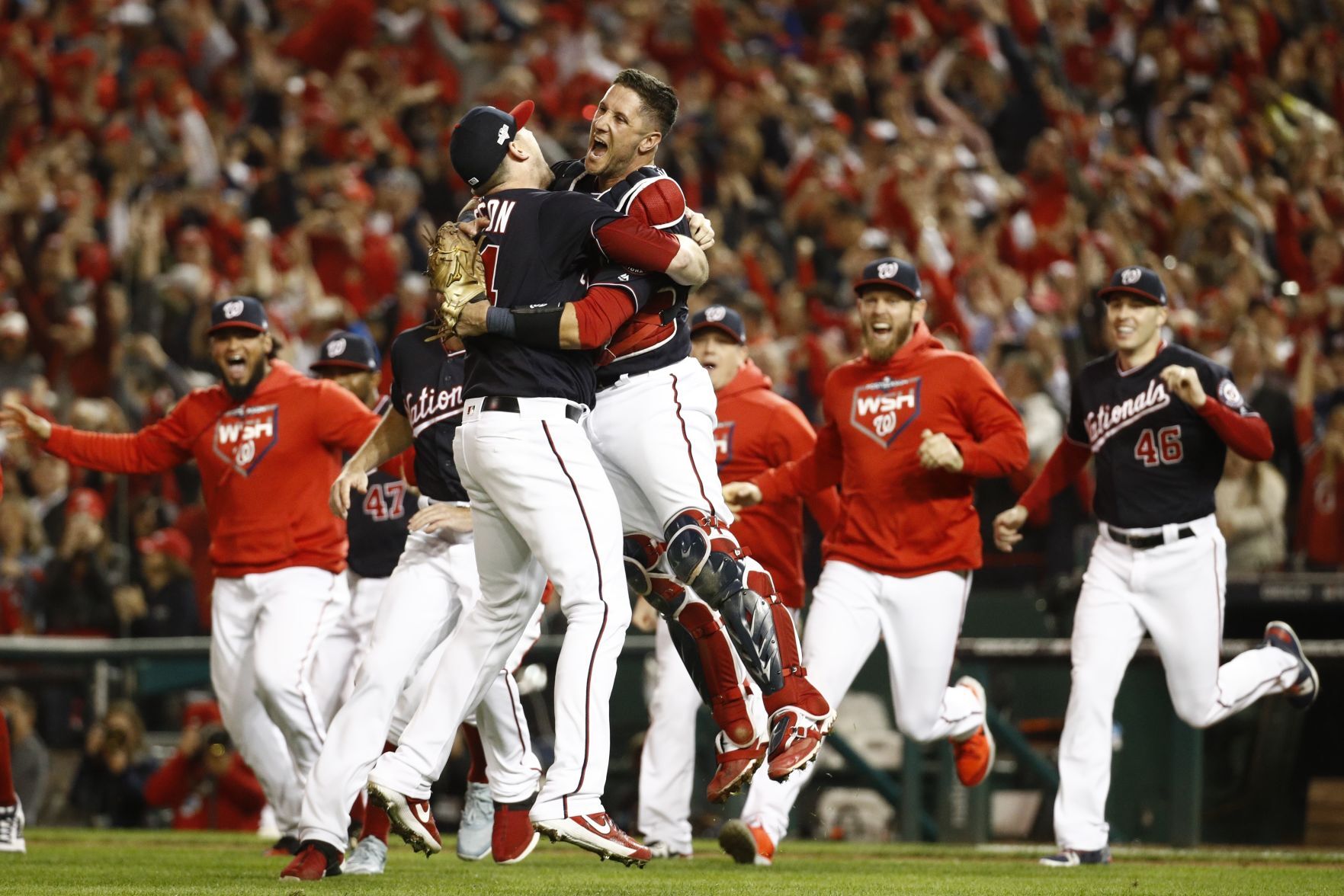 APTOPIX NLCS Cardinals Nationals Baseball